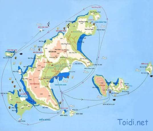 Bản đồ Côn Đảo