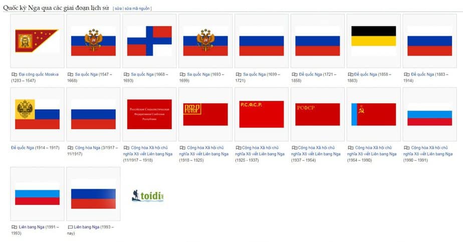 Cờ Nước Nga – Ý Nghĩa và Lịch Sử hình thành Quốc Kỳ Nga - Toidi.net