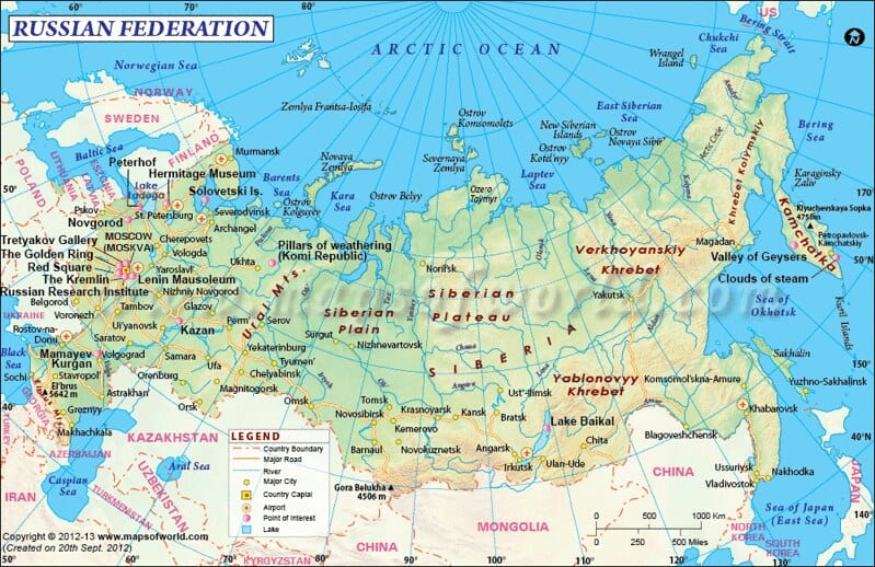 Nước Nga – Những Điều Cần Biết Trước khi Đi Du Lịch Nga