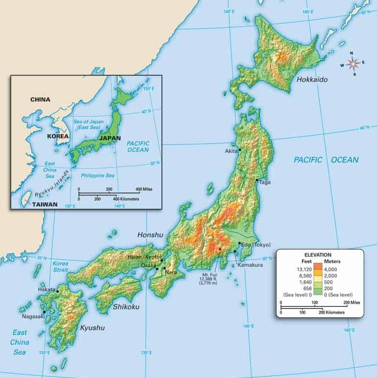 Bản Đồ Nhật Bản - Bạn Cần Phải Biết Khi Đi Nhật - Toidi.Net
