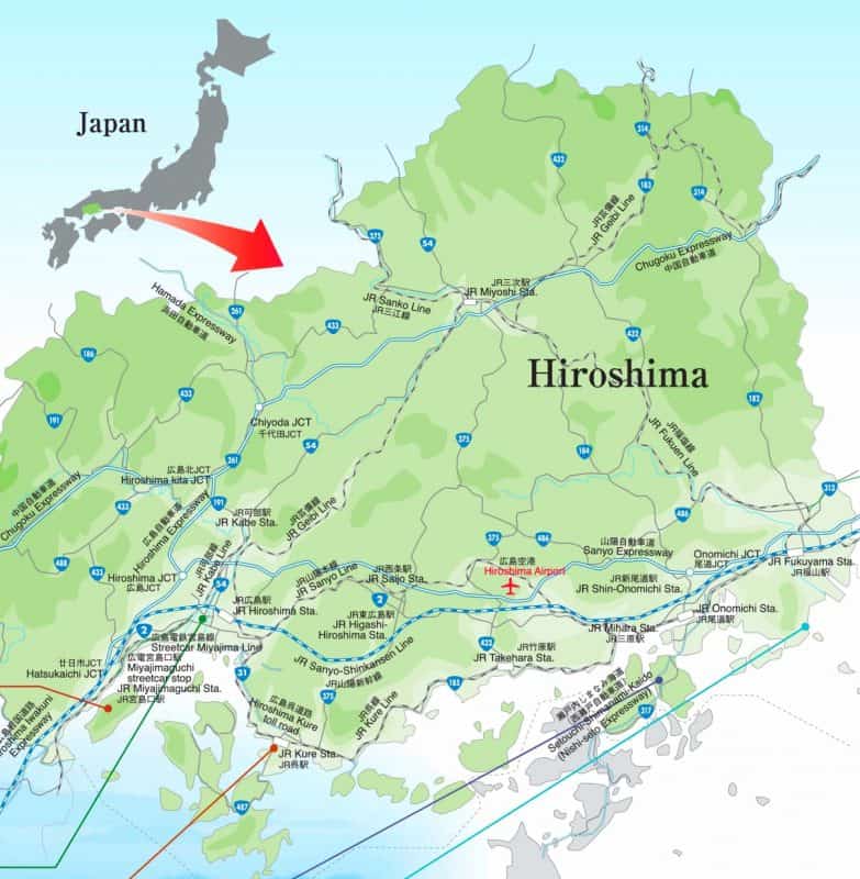 09. Bản đồ du lịch Hiroshima