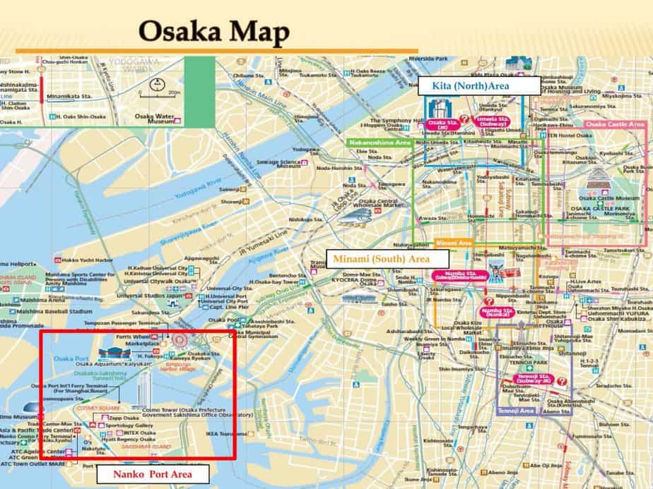Khám phá Osaka trong tầm tay của bạn với bản đồ Osaka đầy đủ và chi tiết. Tìm thấy những điểm tham quan, ẩm thực tuyệt vời và trải nghiệm đáng nhớ chỉ trong vài cú nhấp chuột. Cùng khám phá thành phố của ánh đèn đêm rực rỡ này!
