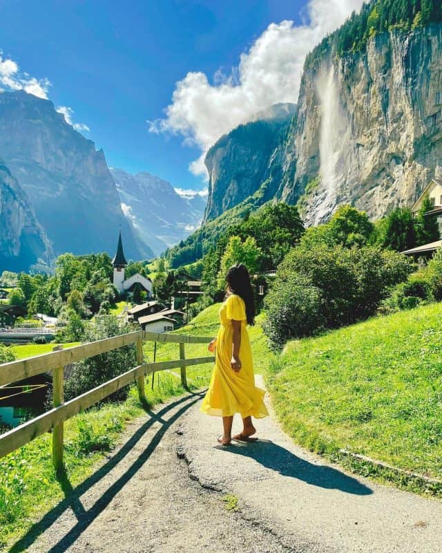 Đi châu Âu nước nào đẹp nhất – thung lũng Lauterbrunnen
