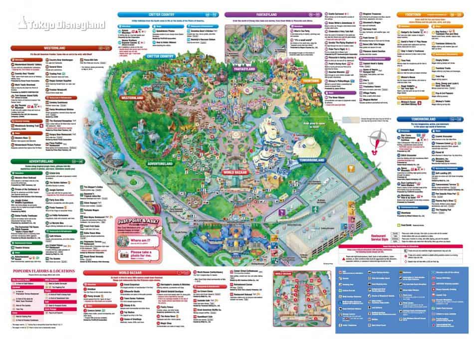 Bản đồ Disneyland Tokyo